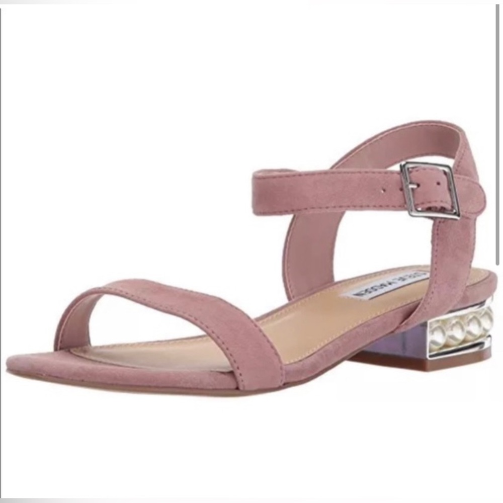 Cashmere Mauve Suede Pearl Heel